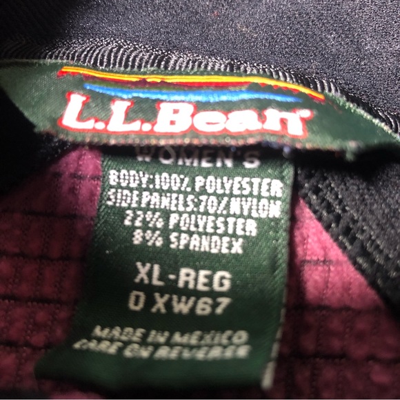 L.L Bean Sweater Long Sleeve Athletic Waffle Knit Outdoor Top Collared Camping - Picture 5 of 11